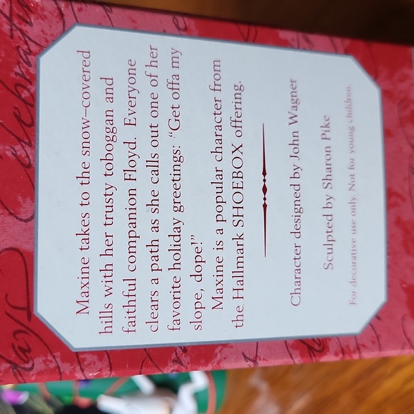 Hallmark "Maxine" 1998 Ornaments - Picture 4 of 8